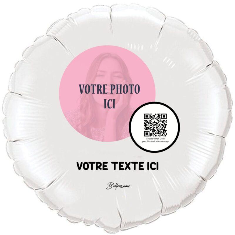 Ballon message vidéo 46cm - Ballon aluminium – Image 2