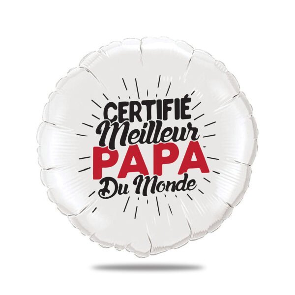 Ballon personnalisé fête des pères