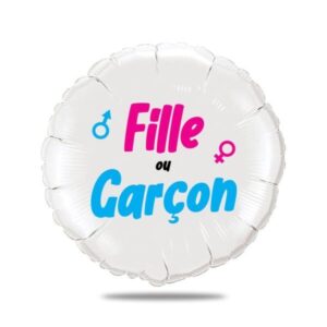 Ballon annonce grossesse - Fille ou garçon