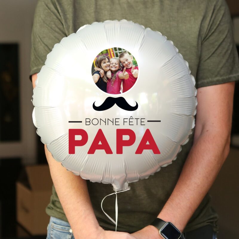 Ballon Bonne fête papa personnalisé