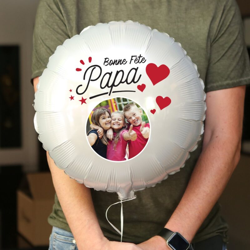 Ballon Bonne fête papa personnalisé