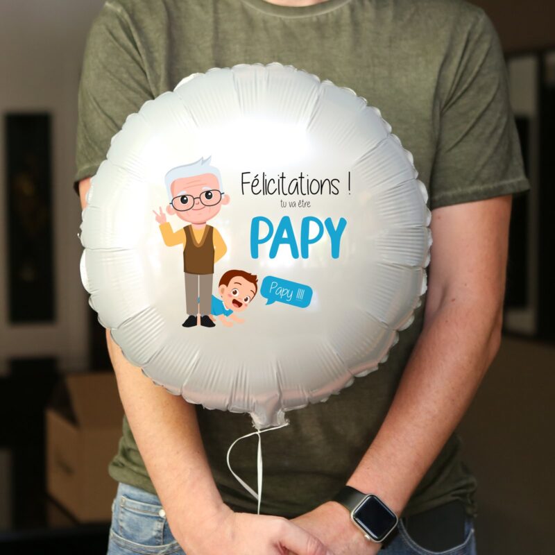 Ballon annonce grossesse - tu vas être papy