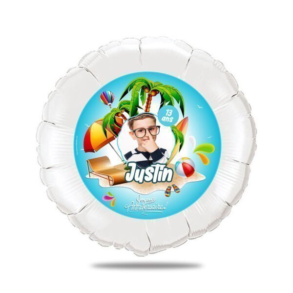 Ballon personnalisé anniversaire
