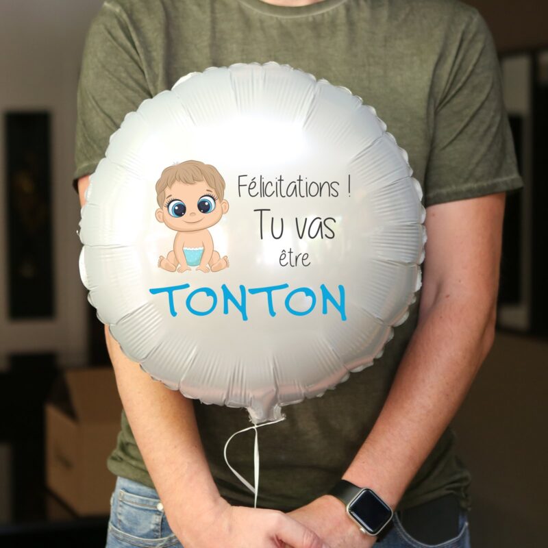 Ballon annonce grossesse - félicitation tu vas être tonton