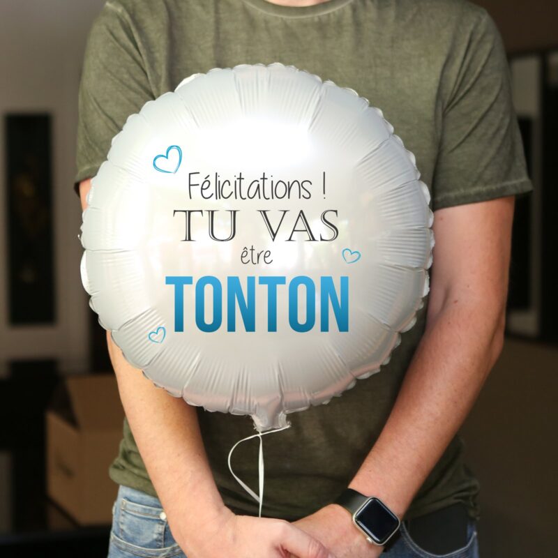 Ballon annonce grossesse - félicitation tu vas être tonton