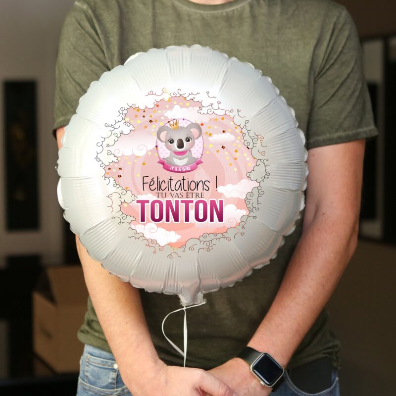 Ballon annonce grossesse - félicitation tu vas être tonton