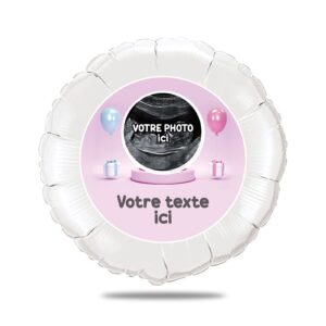 Ballon échographie thème fille ou garçon