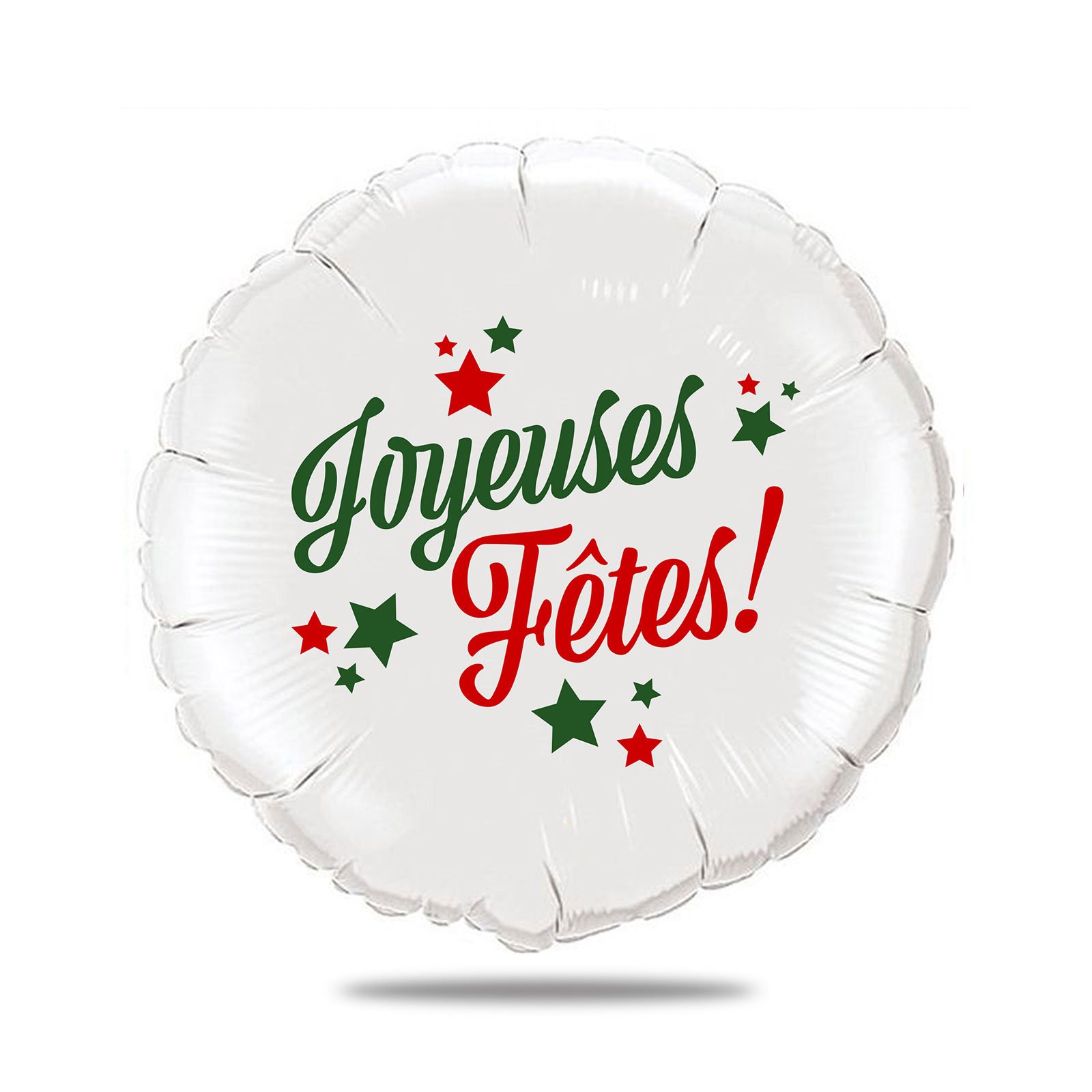 Ballon personnalisé joyeuses fêtes