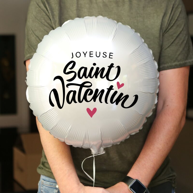 Ballon surprise amour -joyeuse saint valentin – Image 2