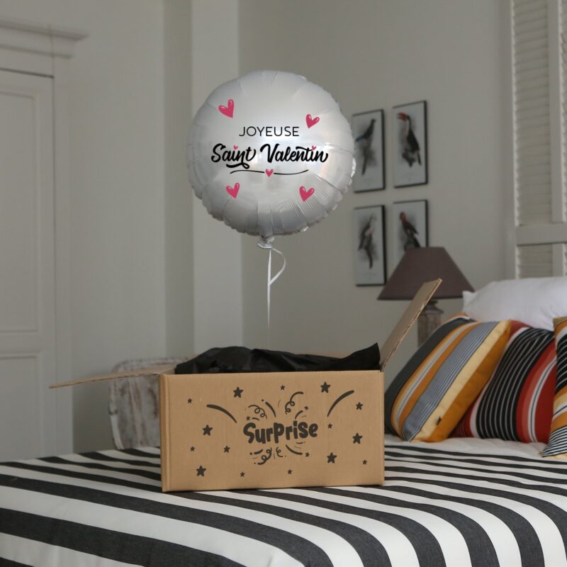 Ballon surprise amour -joyeuse saint valentin  cœur – Image 3