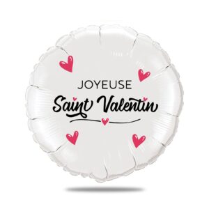 Ballon surprise amour -joyeuse saint valentin  cœur