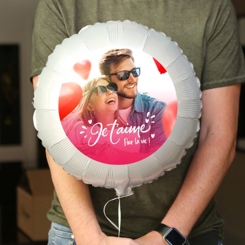 Ballon surprise amour - Saint valentin je t'aime mon amour grande photo – Image 3