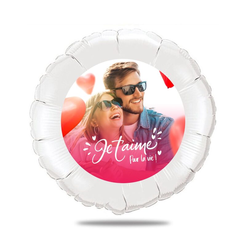 Ballon surprise amour - Saint valentin je t'aime mon amour grande photo