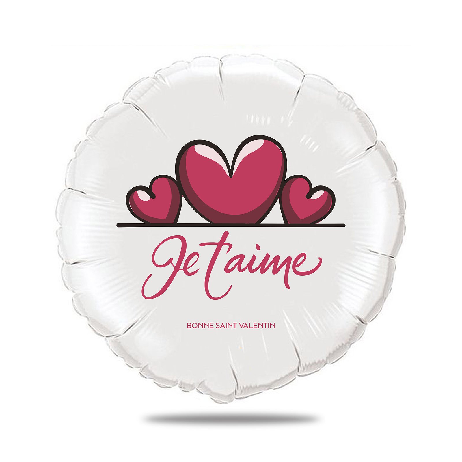 Ballon personnalisé saint valentin