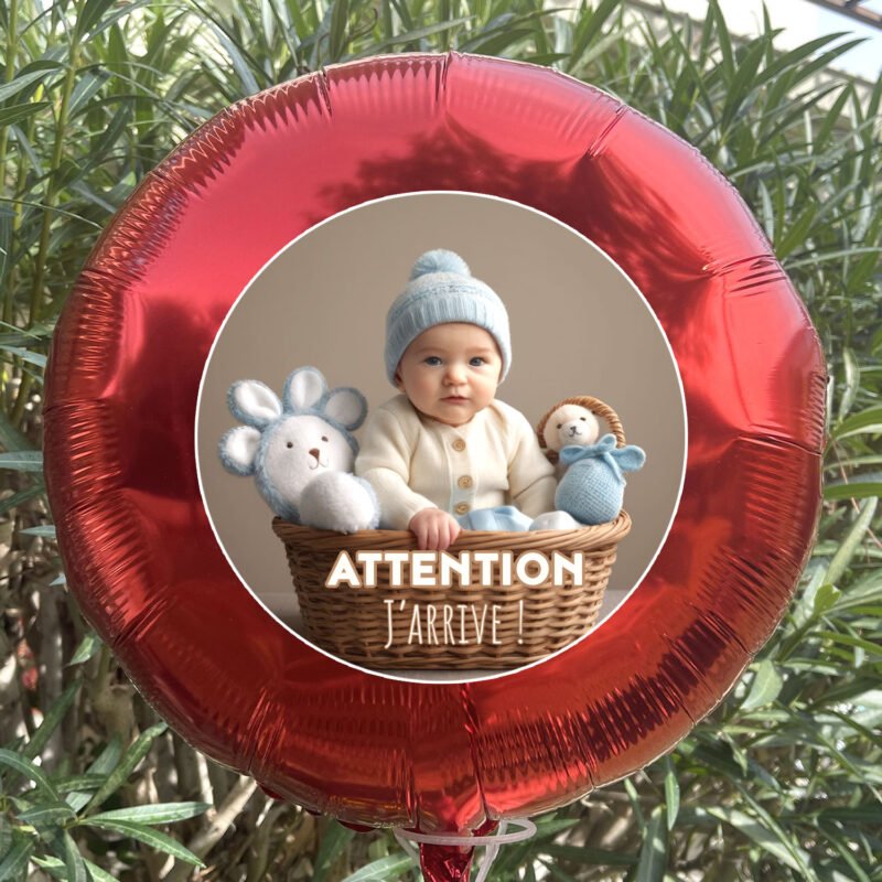 ballon rond rouge pour décorations